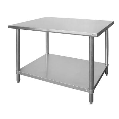 Centrální pracovní stůl, HENDI, Budget Line, 1400x600x(H)850mm | 812464